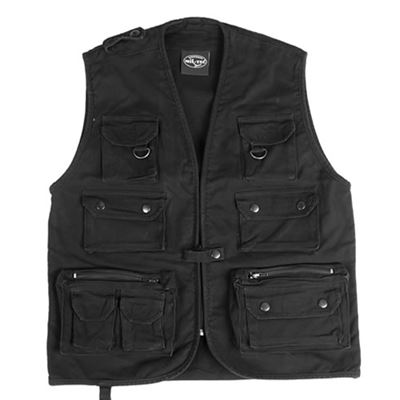 Moleskin jacket for hunting or fishing BLACK