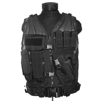 CROSSDRAW USMC Tactical Vest BLACK