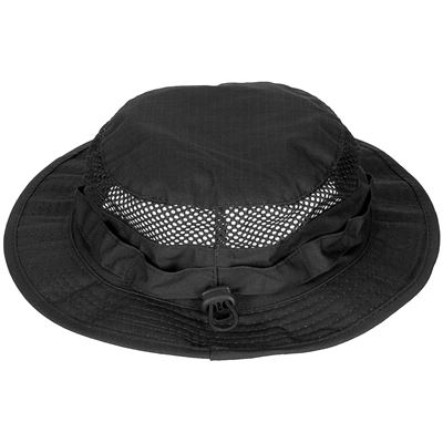 Mesh Boonie Hat – BLACK MFH 10720A 2