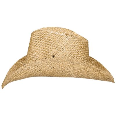 Straw hat with lace NATURAL