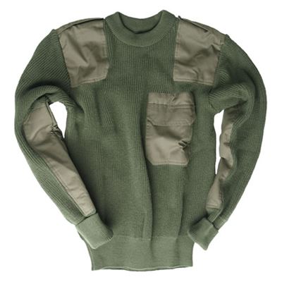 ACRYLIC BW sweater with pocket OLIVE