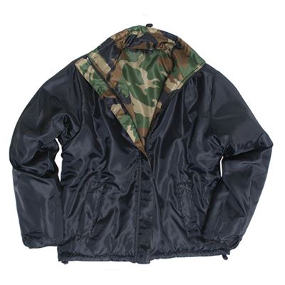 BRITISH reversible jacket Woodly / BLACK