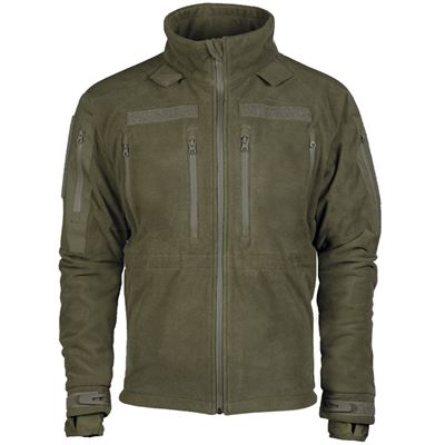 Fleece jacket with TPU PLUS membrane OLIV