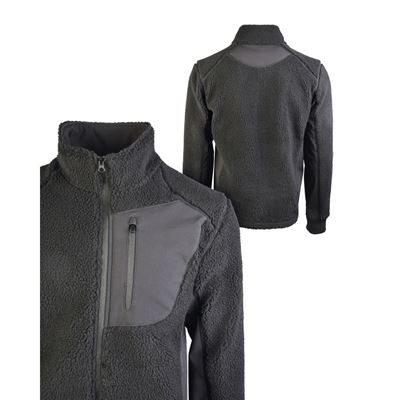 TEDDY-FLEECE Jacket BEARFORCE COLD WEATHER BLACK