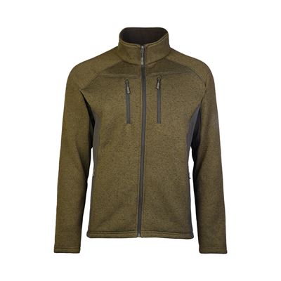 Outdoor sweatshirt STRUCTURE-FLEECE OLIVE