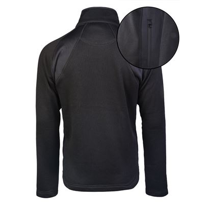 Outdoor sweatshirt STRUCTURE-FLEECE BLACK