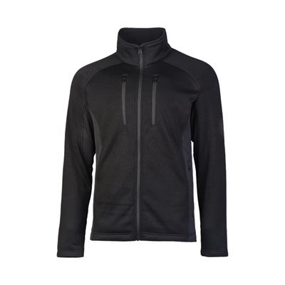 Outdoor sweatshirt STRUCTURE-FLEECE BLACK