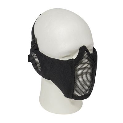 Steel Half Face Mask With Ear Guard BLACK ROTHCO 10857 4