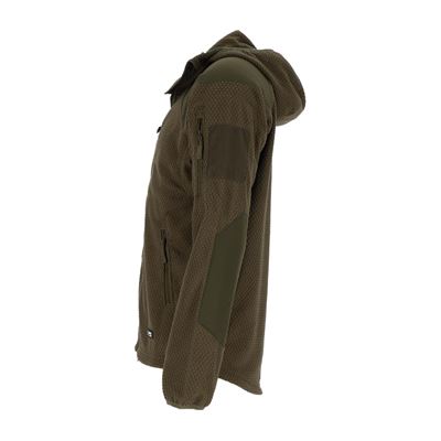 Sweatshirt zip with fleece hoodie DELTA GREEN AB 10857001 5