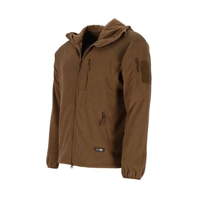 Sweatshirt zip with fleece hoodie DELTA COYOTE AB 10857003 6