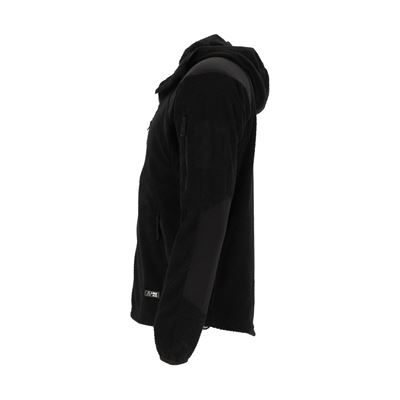 Sweatshirt zip with fleece hoodie DELTA BLACK AB 10857006 5