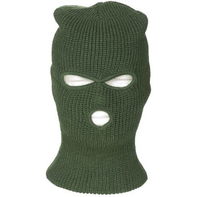 Balaclava 3 holes Acryl OLIVE