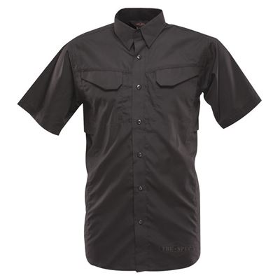 24-7 short sleeve shirt rip-stop BLACK