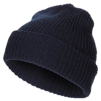 Acrylic knitted hat BLUE