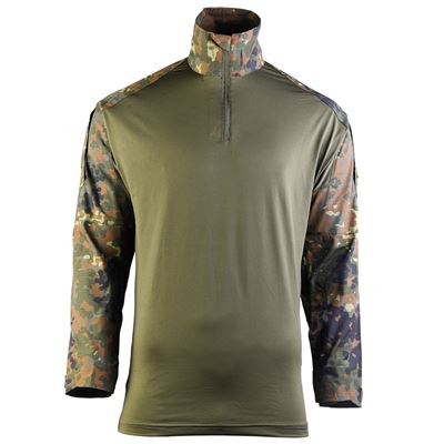 Tactical shirt with a collar Flecktarn