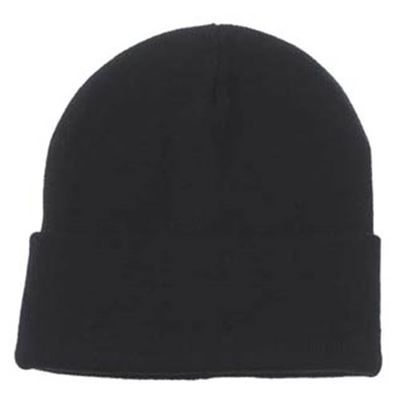 Cap finely knitted  Acryl BLACK