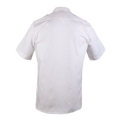 SERVICE short sleeve shirt with buttons WHITE