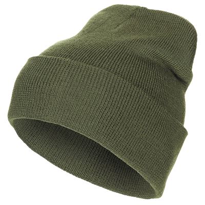 Cap finely woven 100% wool OLIV