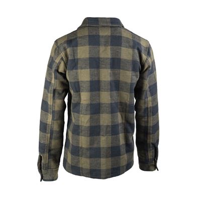 Lumberjack shirt buttoned OLIVE/BLACK