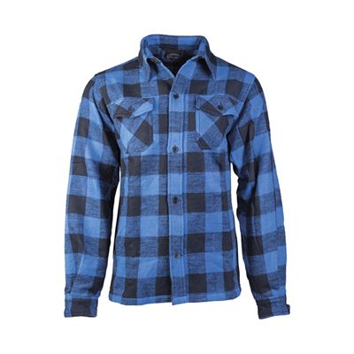 Lumberjack shirt buttoned blue-black