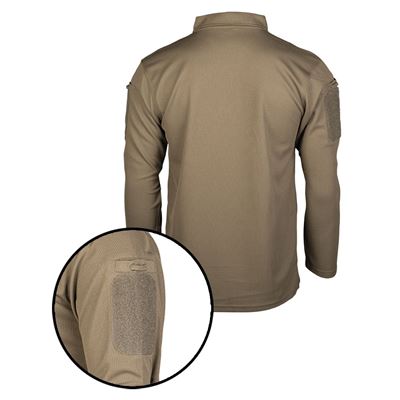 TACTICAL QUICK DRY long-sleeved Poloshirt OLIV