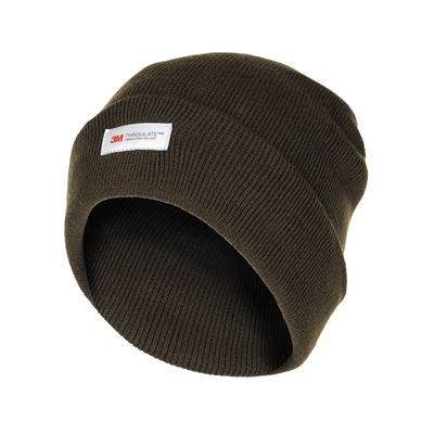 Acrylic knitted hat Thinsulate ™ OLIVE