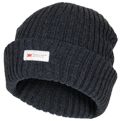 Cap knitted Acryl Thinsulate™ ALASKA BLACK