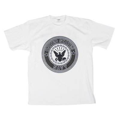 WHITE UNITED STATES NAVY t-shirt