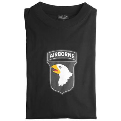 T-shirt with the emblem Airboat 101 BLACK