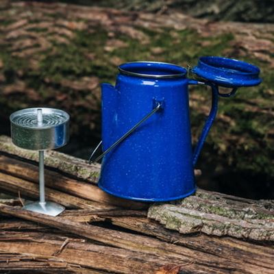 BLUE Enamel Coffee Pot 2 liters
