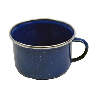Mug WESTERN enameled 250ml BLUE