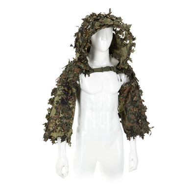 Camouflage outfit SNIPER BOLERO LEAF FLECKTARN