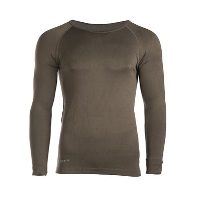 Shirt features SPORTS long sleeve OLIVE