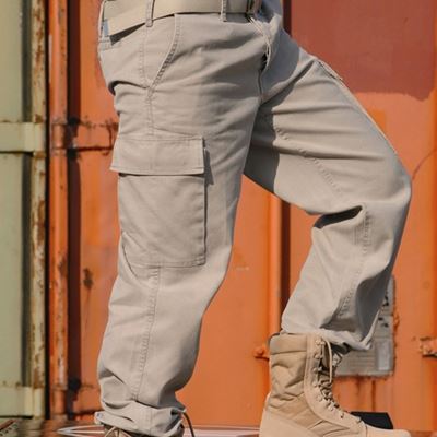 BW moleskin pants pre-washed KHAKI