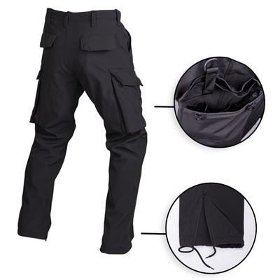 Softshell trousers EXPLORER BLACK