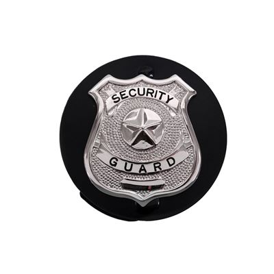 Round Leather Clip On Badge Holder ROTHCO 1137 3