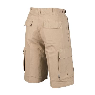 Shorts US Type Prewashed Rip-Stop KHAKI