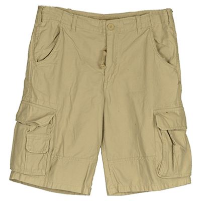 Short pants U.S. AVIATOR predprané KHAKI