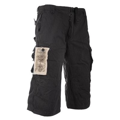 Short pants AIR COMBAT BLACK pre-washed