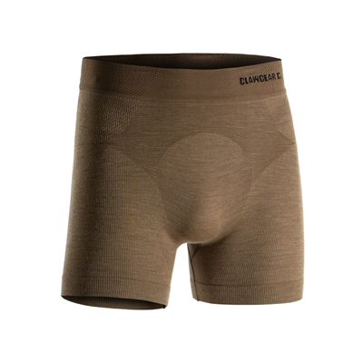 Merino Seamless Boxer Shorts STONEGREY OLIVE