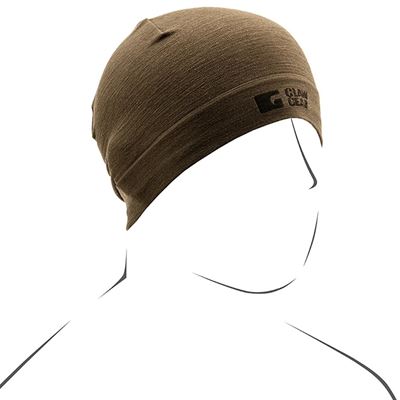 Beanie Merino Seamless STONEGREY OLIVE