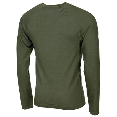 Shirt features MERINO 50 OLIVE MFH 11420B 3