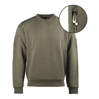 TACTICAL SWEATSHIRT ROUND NECK RANGER GREEN