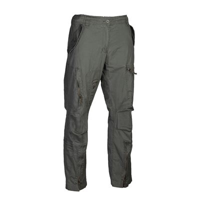 PILOT trousers pre-washed STRAIGHT CUT OLIV