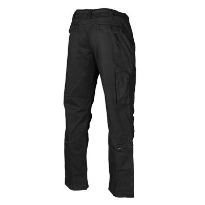 PILOT trousers pre-washed STRAIGHT CUT BLACK