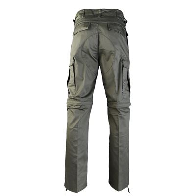 Pants BDU zip-off pants removable OLIVE