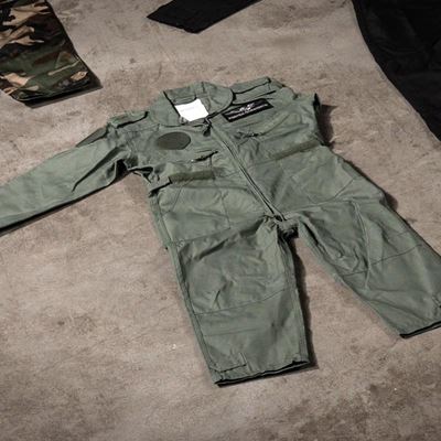 Kids pilot coverall SAGE GREEN FOSTEX 115310 3