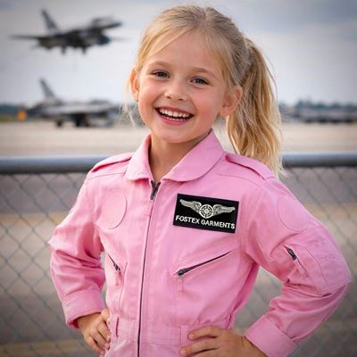 Children’s pilot jumpsuit – PINK FOSTEX 115312 4