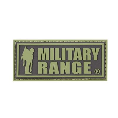 Patch MILITARY RANGE small GREEN