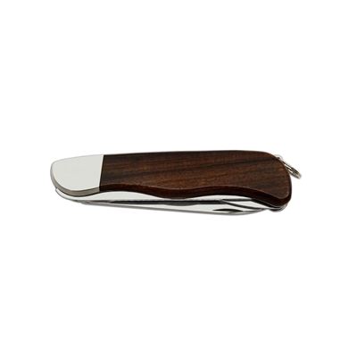 Knive 2AK/KP clasped HIKER with lock stainless steel from wood